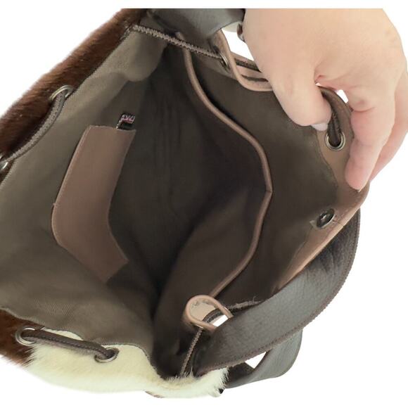 NWTs Owen Barry Cowhide Backpack/Shoulder Bag Mathilde Purse - Picture 11 of 16